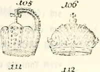 An illustration from Proben des hohen Teütschen Reichs Adels, oder, Sammlungen alter Denkmäler, Grabsteinen, Wappen, Inn- und Urschriften, u: d: nach ihrem wahren Urbilde aufgenommen unter offener Treüe bewähret und durch Anenbäume auch sonstige Nachrichten erkläret und erläuteret (1775)