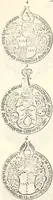 An illustration from Proben des hohen Teütschen Reichs Adels, oder, Sammlungen alter Denkmäler, Grabsteinen, Wappen, Inn- und Urschriften, u: d: nach ihrem wahren Urbilde aufgenommen unter offener Treüe bewähret und durch Anenbäume auch sonstige Nachrichten erkläret und erläuteret (1775)