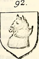 An illustration from Proben des hohen Teütschen Reichs Adels, oder, Sammlungen alter Denkmäler, Grabsteinen, Wappen, Inn- und Urschriften, u: d: nach ihrem wahren Urbilde aufgenommen unter offener Treüe bewähret und durch Anenbäume auch sonstige Nachrichten erkläret und erläuteret (1775)
