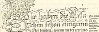 An illustration from Proben des hohen Teütschen Reichs Adels, oder, Sammlungen alter Denkmäler, Grabsteinen, Wappen, Inn- und Urschriften, u: d: nach ihrem wahren Urbilde aufgenommen unter offener Treüe bewähret und durch Anenbäume auch sonstige Nachrichten erkläret und erläuteret (1775)