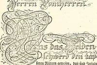 An illustration from Proben des hohen Teütschen Reichs Adels, oder, Sammlungen alter Denkmäler, Grabsteinen, Wappen, Inn- und Urschriften, u: d: nach ihrem wahren Urbilde aufgenommen unter offener Treüe bewähret und durch Anenbäume auch sonstige Nachrichten erkläret und erläuteret (1775)