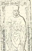 An illustration from Proben des hohen Teütschen Reichs Adels, oder, Sammlungen alter Denkmäler, Grabsteinen, Wappen, Inn- und Urschriften, u: d: nach ihrem wahren Urbilde aufgenommen unter offener Treüe bewähret und durch Anenbäume auch sonstige Nachrichten erkläret und erläuteret (1775)