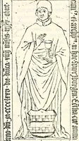 An illustration from Proben des hohen Teütschen Reichs Adels, oder, Sammlungen alter Denkmäler, Grabsteinen, Wappen, Inn- und Urschriften, u: d: nach ihrem wahren Urbilde aufgenommen unter offener Treüe bewähret und durch Anenbäume auch sonstige Nachrichten erkläret und erläuteret (1775)