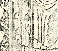 An illustration from Proben des hohen Teütschen Reichs Adels, oder, Sammlungen alter Denkmäler, Grabsteinen, Wappen, Inn- und Urschriften, u: d: nach ihrem wahren Urbilde aufgenommen unter offener Treüe bewähret und durch Anenbäume auch sonstige Nachrichten erkläret und erläuteret (1775)