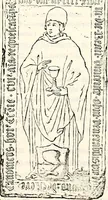 An illustration from Proben des hohen Teütschen Reichs Adels, oder, Sammlungen alter Denkmäler, Grabsteinen, Wappen, Inn- und Urschriften, u: d: nach ihrem wahren Urbilde aufgenommen unter offener Treüe bewähret und durch Anenbäume auch sonstige Nachrichten erkläret und erläuteret (1775)