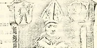 An illustration from Proben des hohen Teütschen Reichs Adels, oder, Sammlungen alter Denkmäler, Grabsteinen, Wappen, Inn- und Urschriften, u: d: nach ihrem wahren Urbilde aufgenommen unter offener Treüe bewähret und durch Anenbäume auch sonstige Nachrichten erkläret und erläuteret (1775)