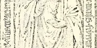 An illustration from Proben des hohen Teütschen Reichs Adels, oder, Sammlungen alter Denkmäler, Grabsteinen, Wappen, Inn- und Urschriften, u: d: nach ihrem wahren Urbilde aufgenommen unter offener Treüe bewähret und durch Anenbäume auch sonstige Nachrichten erkläret und erläuteret (1775)