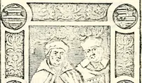 An illustration from Proben des hohen Teütschen Reichs Adels, oder, Sammlungen alter Denkmäler, Grabsteinen, Wappen, Inn- und Urschriften, u: d: nach ihrem wahren Urbilde aufgenommen unter offener Treüe bewähret und durch Anenbäume auch sonstige Nachrichten erkläret und erläuteret (1775)