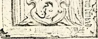 An illustration from Proben des hohen Teütschen Reichs Adels, oder, Sammlungen alter Denkmäler, Grabsteinen, Wappen, Inn- und Urschriften, u: d: nach ihrem wahren Urbilde aufgenommen unter offener Treüe bewähret und durch Anenbäume auch sonstige Nachrichten erkläret und erläuteret (1775)
