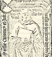An illustration from Proben des hohen Teütschen Reichs Adels, oder, Sammlungen alter Denkmäler, Grabsteinen, Wappen, Inn- und Urschriften, u: d: nach ihrem wahren Urbilde aufgenommen unter offener Treüe bewähret und durch Anenbäume auch sonstige Nachrichten erkläret und erläuteret (1775)