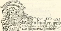 An illustration from Proben des hohen Teütschen Reichs Adels, oder, Sammlungen alter Denkmäler, Grabsteinen, Wappen, Inn- und Urschriften, u: d: nach ihrem wahren Urbilde aufgenommen unter offener Treüe bewähret und durch Anenbäume auch sonstige Nachrichten erkläret und erläuteret (1775)