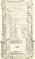 Picture 42 of 149 from Proben des hohen Teütschen Reichs Adels, oder, Sammlungen alter Denkmäler, Grabsteinen, Wappen, Inn- und Urschriften, u: d: nach ihrem wahren Urbilde aufgenommen unter offener Treüe bewähret und durch Anenbäume auch sonstige Nachrichten erkläret und erläuteret (1775), leaf 208
