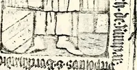 An illustration from Proben des hohen Teütschen Reichs Adels, oder, Sammlungen alter Denkmäler, Grabsteinen, Wappen, Inn- und Urschriften, u: d: nach ihrem wahren Urbilde aufgenommen unter offener Treüe bewähret und durch Anenbäume auch sonstige Nachrichten erkläret und erläuteret (1775)