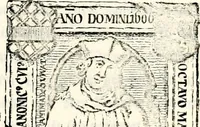 Picture 63 of 149 from Proben des hohen Teütschen Reichs Adels, oder, Sammlungen alter Denkmäler, Grabsteinen, Wappen, Inn- und Urschriften, u: d: nach ihrem wahren Urbilde aufgenommen unter offener Treüe bewähret und durch Anenbäume auch sonstige Nachrichten erkläret und erläuteret (1775), leaf 330