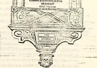 Picture 66 of 149 from Proben des hohen Teütschen Reichs Adels, oder, Sammlungen alter Denkmäler, Grabsteinen, Wappen, Inn- und Urschriften, u: d: nach ihrem wahren Urbilde aufgenommen unter offener Treüe bewähret und durch Anenbäume auch sonstige Nachrichten erkläret und erläuteret (1775), leaf 350