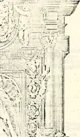 An illustration from Proben des hohen Teütschen Reichs Adels, oder, Sammlungen alter Denkmäler, Grabsteinen, Wappen, Inn- und Urschriften, u: d: nach ihrem wahren Urbilde aufgenommen unter offener Treüe bewähret und durch Anenbäume auch sonstige Nachrichten erkläret und erläuteret (1775)