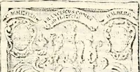 An illustration from Proben des hohen Teütschen Reichs Adels, oder, Sammlungen alter Denkmäler, Grabsteinen, Wappen, Inn- und Urschriften, u: d: nach ihrem wahren Urbilde aufgenommen unter offener Treüe bewähret und durch Anenbäume auch sonstige Nachrichten erkläret und erläuteret (1775)