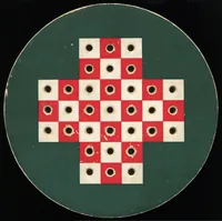 An illustration from Problems In ' Puzzle Peg', and New Problems In ' Puzzle Peg' (1922)