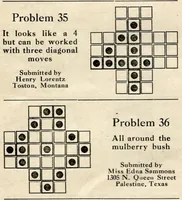Picture 4 of 10 from Problems In ' Puzzle Peg', and New Problems In ' Puzzle Peg' (1922), leaf 39