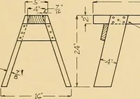 An illustration from Problems in farm woodwork for agricultural schools, high schools, industrial schools, and country schools (1915)