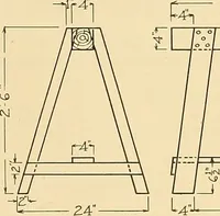 An illustration from Problems in farm woodwork for agricultural schools, high schools, industrial schools, and country schools (1915)