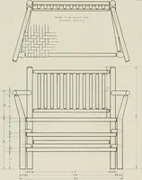 An illustration from Problems in woodwork in combination with other materials for elementary manual training (1917)