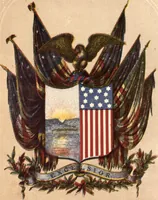An illustration from Proceedings attending the presentation of regimental colors to the Legislature, April 20, 1864 (1864)