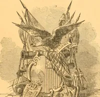 An illustration from Proceedings attending the presentation of regimental colors to the Legislature, April 20, 1864 (1864)