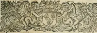 An illustration from Procez verbal des conférences tenues par messieurs les commissaires du roy, & messieurs les de putez du Parlement : pour l'examen des articles proposez pour la composition de l'ordonnance civile, du mois d'avril 1667, et de l'ordonnance criminelle du mois d'août 1670 (1697)