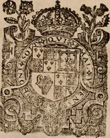 An illustration from A proclamation declaring his Maiesties pleasure concerning the dissoluing of the present conuention of parliament (1621)