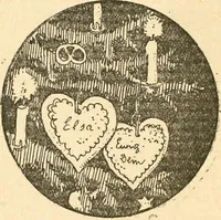 Picture 53 of 64 from Professeur Knatschké; oeuvres choisies du grand savant allemand et de sa fille Elsa. Recueillies et illustrées pour les Alsaciens par Hansi. Fidèlement traduites en français par H.P. Colle (1916), leaf 115