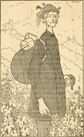An illustration from Professeur Knatschké; oeuvres choisies du grand savant allemand et de sa fille Elsa. Recueillies et illustrées pour les Alsaciens par Hansi. Fidèlement traduites en français par H.P. Colle (1916)