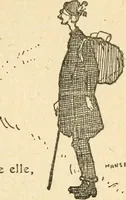 Picture 58 of 64 from Professeur Knatschké; oeuvres choisies du grand savant allemand et de sa fille Elsa. Recueillies et illustrées pour les Alsaciens par Hansi. Fidèlement traduites en français par H.P. Colle (1916), leaf 130