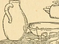 Picture 60 of 64 from Professeur Knatschké; oeuvres choisies du grand savant allemand et de sa fille Elsa. Recueillies et illustrées pour les Alsaciens par Hansi. Fidèlement traduites en français par H.P. Colle (1916), leaf 138