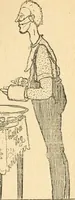 Picture 61 of 64 from Professeur Knatschké; oeuvres choisies du grand savant allemand et de sa fille Elsa. Recueillies et illustrées pour les Alsaciens par Hansi. Fidèlement traduites en français par H.P. Colle (1916), leaf 138