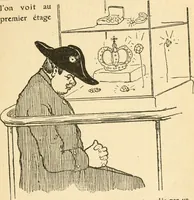 Picture 8 of 64 from Professeur Knatschké; oeuvres choisies du grand savant allemand et de sa fille Elsa. Recueillies et illustrées pour les Alsaciens par Hansi. Fidèlement traduites en français par H.P. Colle (1916), leaf 36