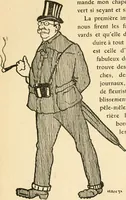 An illustration from Professeur Knatschké; oeuvres choisies du grand savant allemand et de sa fille Elsa. Recueillies et illustrées pour les Alsaciens par Hansi. Fidèlement traduites en français par H.P. Colle (1916)