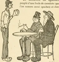 An illustration from Professeur Knatschké; oeuvres choisies du grand savant allemand et de sa fille Elsa. Recueillies et illustrées pour les Alsaciens par Hansi. Fidèlement traduites en français par H.P. Colle (1916)