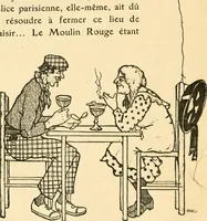 Picture 18 of 64 from Professeur Knatschké; oeuvres choisies du grand savant allemand et de sa fille Elsa. Recueillies et illustrées pour les Alsaciens par Hansi. Fidèlement traduites en français par H.P. Colle (1916), leaf 47