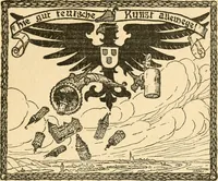 Picture 24 of 64 from Professeur Knatschké; oeuvres choisies du grand savant allemand et de sa fille Elsa. Recueillies et illustrées pour les Alsaciens par Hansi. Fidèlement traduites en français par H.P. Colle (1916), leaf 62
