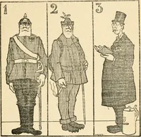 Picture 25 of 64 from Professeur Knatschké; oeuvres choisies du grand savant allemand et de sa fille Elsa. Recueillies et illustrées pour les Alsaciens par Hansi. Fidèlement traduites en français par H.P. Colle (1916), leaf 64