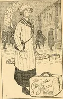 Picture 37 of 64 from Professeur Knatschké; oeuvres choisies du grand savant allemand et de sa fille Elsa. Recueillies et illustrées pour les Alsaciens par Hansi. Fidèlement traduites en français par H.P. Colle (1916), leaf 83
