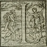 An illustration from A profitable and necessarye doctryne : with certayne homelies adioyned therunto (1555)