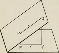 An illustration from Projective geometry for use in colleges and schools (1911)