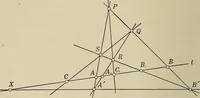 An illustration from Projective geometry (1910)