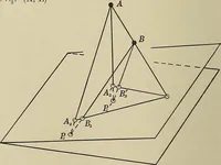 An illustration from Projective geometry (1910)