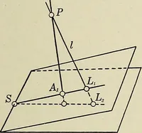 An illustration from Projective geometry (1910)