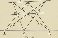 An illustration from Projective geometry (1910)