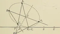 An illustration from Projective geometry (1910)