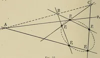 An illustration from Projective geometry (1910)